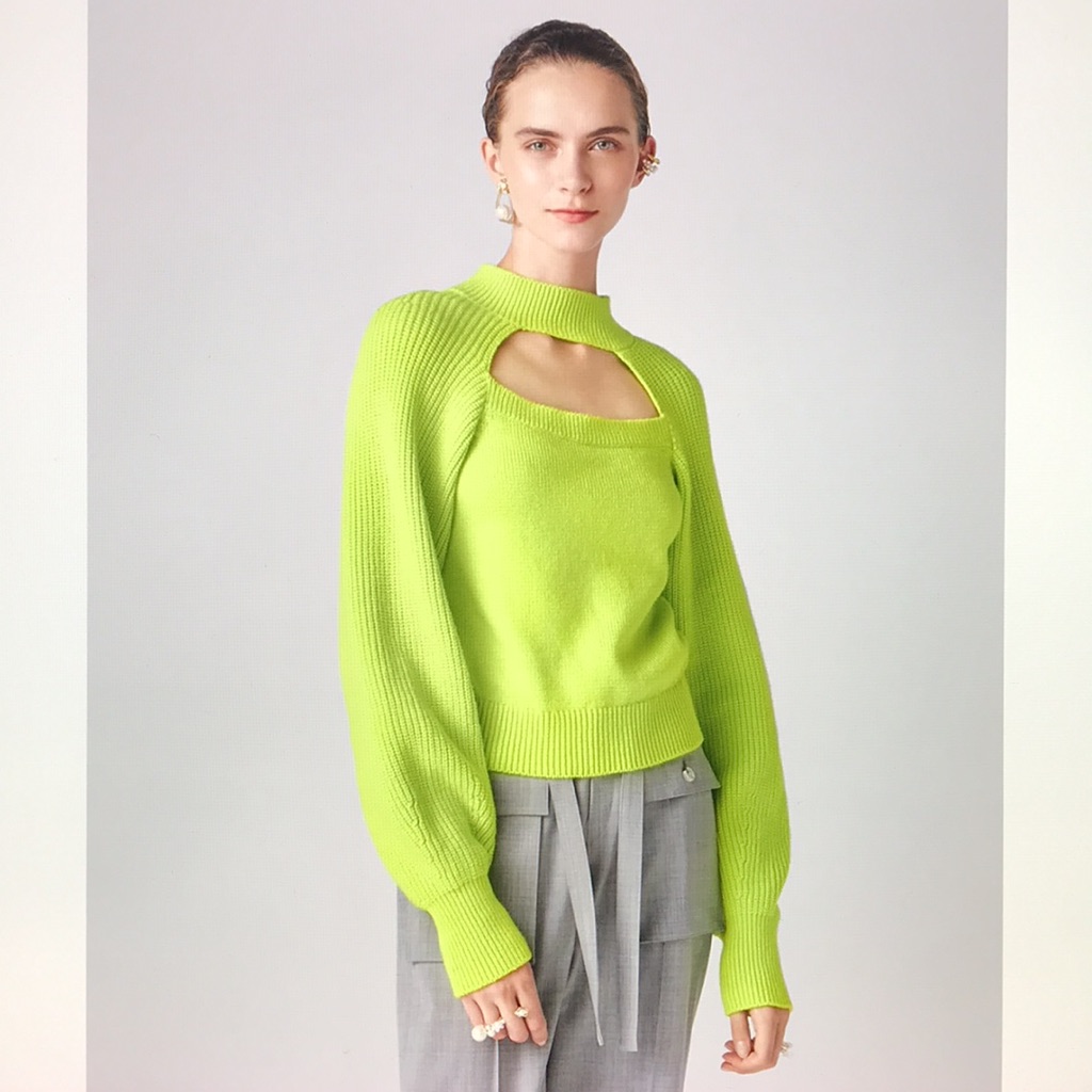 Adeam Cutout Turtleneck Top S New